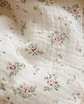 soft pinks and white quilt set for babies and children